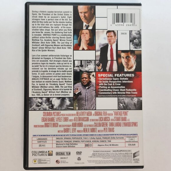 Vantage Point DVD Movie - Picture 3 of 5